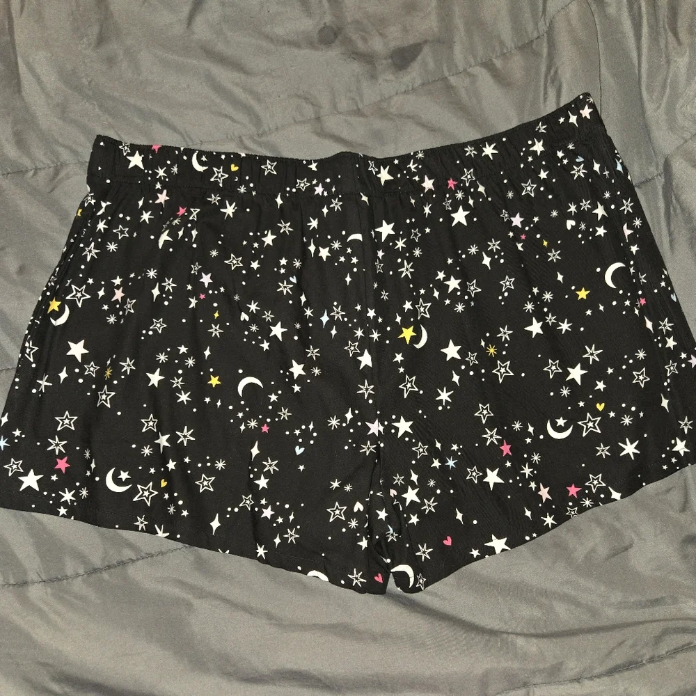 FINAL PRICE!! NWT!! JOYSPUN Starry Night Black Pajama Shorts - Picture 3 of 4